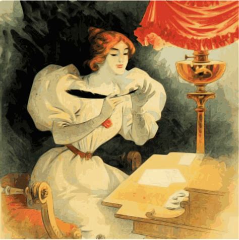 Lady Writing Free Stock Photo Public Domain Pictures