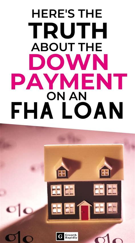 Fha Down Payment And Rules Two Truths To Know Growthrapidly Mortgage