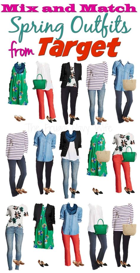 Mix And Match Spring Outfits From Target The Frugal Navy Wife
