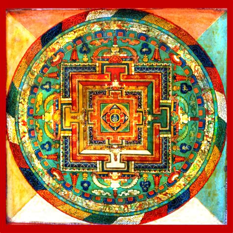 Yangzab Shitro Mandala Tibetan Mandala Art Painting Tantra Art
