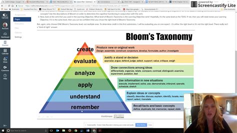 Blooms Taxonomy And Lesson Plans Youtube