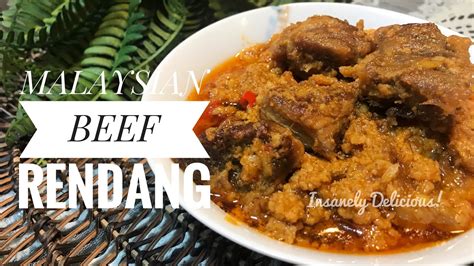 Easy Malaysian Beef Rendang Recipe Youtube