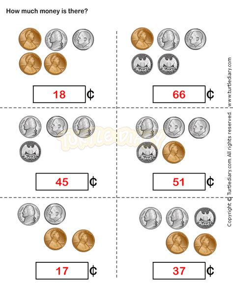 Kids academy provides new free counting money worksheets for teaching kids about money. Counting Coins Worksheet 15 - math Worksheets - grade-1 Worksheets | Money worksheets, Money ...