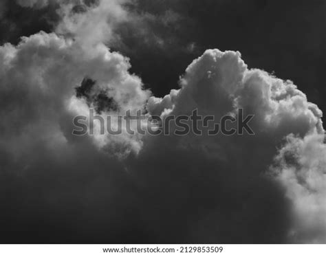 Black White Cloud Sky Background Stock Photo 2129853509 Shutterstock