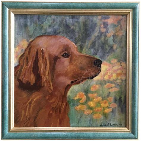 And Expressive Portrait Of A Golden Retriever Dog This Is An Original