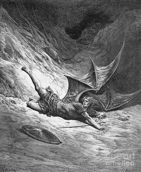 Paradise Lost Drawing By Gustave Dore Fine Art America