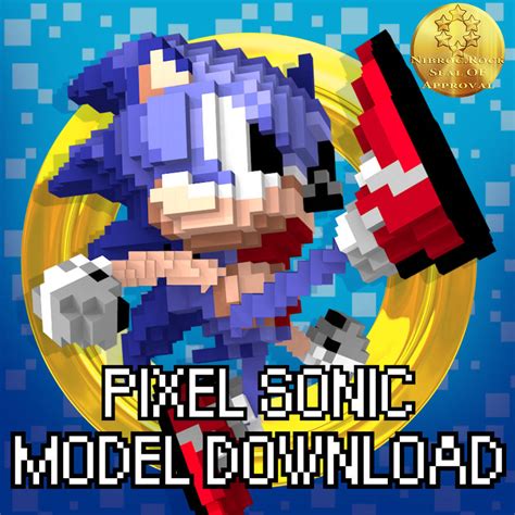 Pixel Sonic Model Download By Nibroc Rock On Deviantart