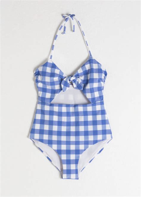 The Daily Hunt Gingham Halter Swimsuit And More Katie Considers