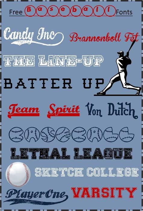 Blogging Basics Free Baseball Fonts Baseball Font Silhouette Fonts