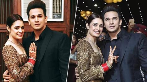 just married couple prince narula and yuvika chaudhary are back to work attend their first