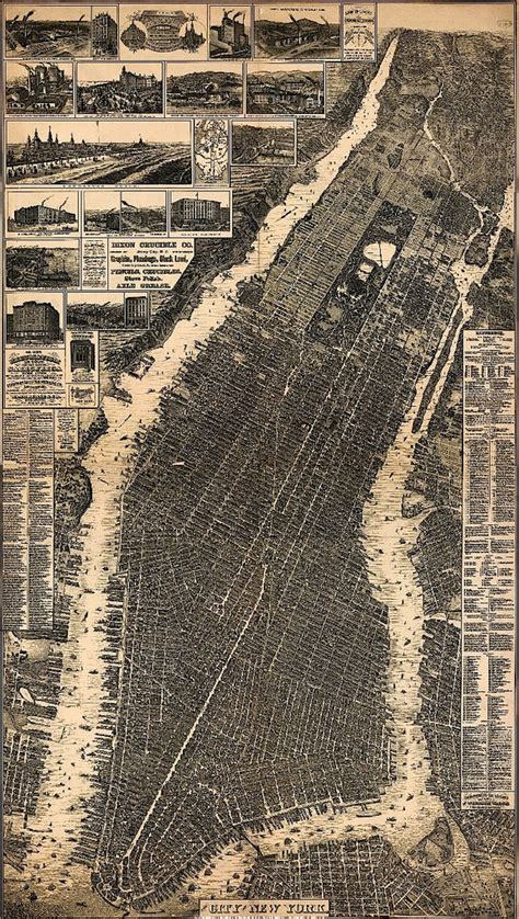 City Of New York 1897 Mcgaw Graphics