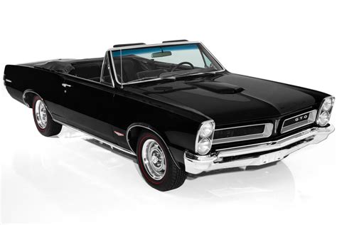 1965 Pontiac Gto Convertible Triple Black Phs