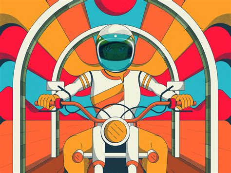 Retro Rider 3 By Pavlov Visuals On Dribbble
