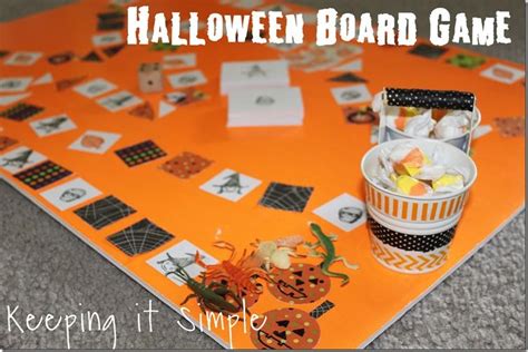 Halloween Board Game Fiskars Kids Craft Keeping It Simple