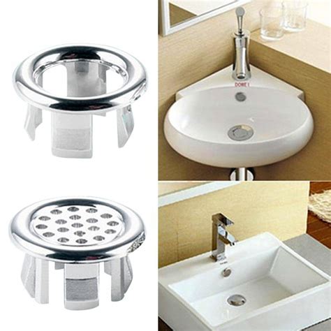 Wholesale 1pcs Sink Hole Round Overflow Cover Ceramic Pots Basin Sink