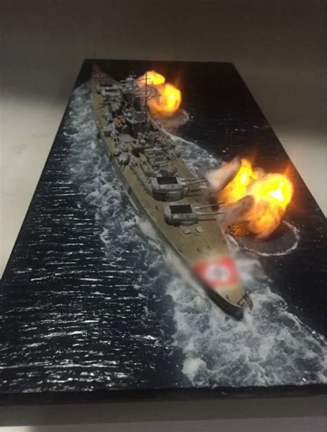 Warship Wreck Model Dioramas