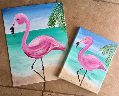 Flamingo Painting Learn How To Paint A Flamingo Step By Step