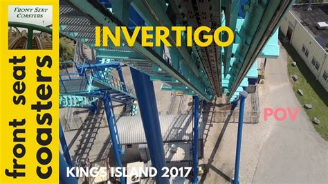 Invertigo Pov Hd Kings Island 2017 Roller Coaster Front Seat On Ride Vekoma Boomerang Youtube