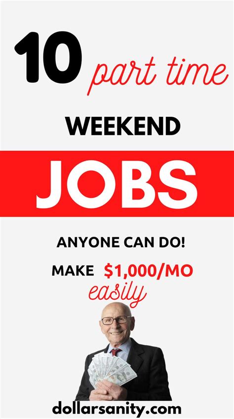 10 Weekend Jobs That Anyone Can Do Part Time For Easy Extra Money