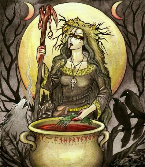 Volva A Norse Witch Or Seer In 2019 Norse Mythology Mythology