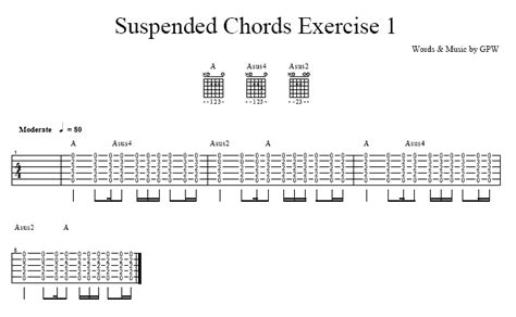 Suspended Chords Sus To Add Flavor In Your Playing