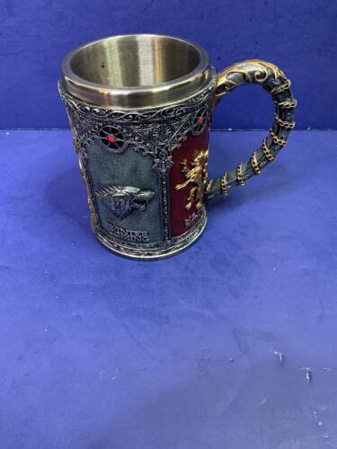 Game Of Thrones Mug Goblet Stainless Steel Resin 3d Beer Tankard Coffee