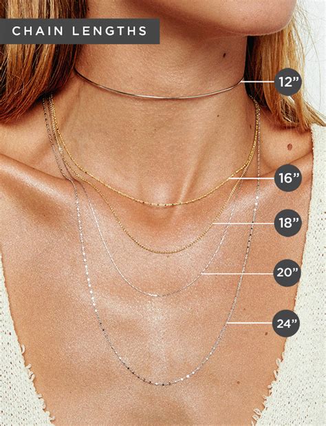 Chain Length Chart Après Jewelry