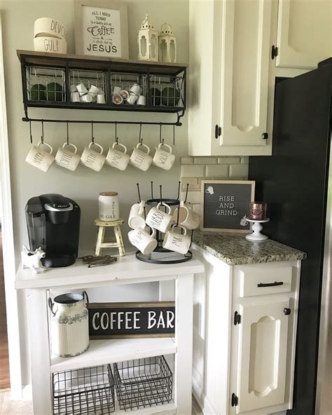 15 Charming Corner Coffee Bar Ideas For Your Home Coffee Bar Home