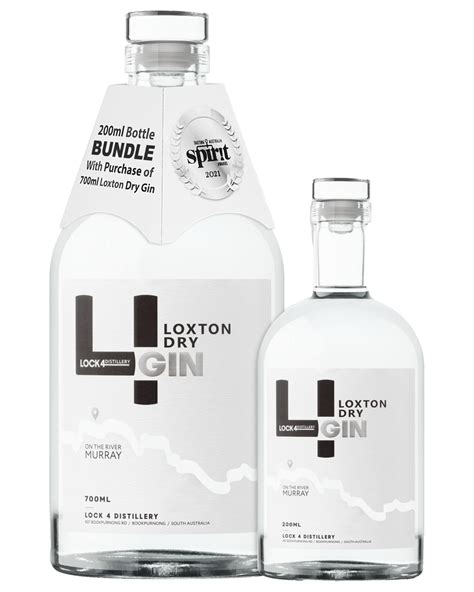 Lock 4 Distillery Loxton Dry Gin 700ml Plus 200ml Bottle Bundle Unbeatable Prices Buy Online