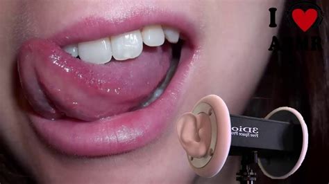 Asmr Ear Licking Mouth Sounds Blowing Kissing No Talking