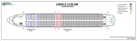 Airbus A320 Seating Chart