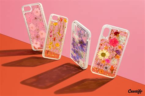 Apple iphones features and function: Luxe Pressed Flower iPhone Case by Casetify