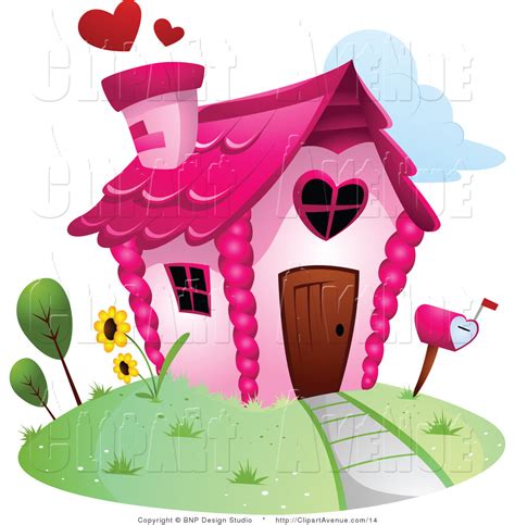 Eule Pink Clipart House