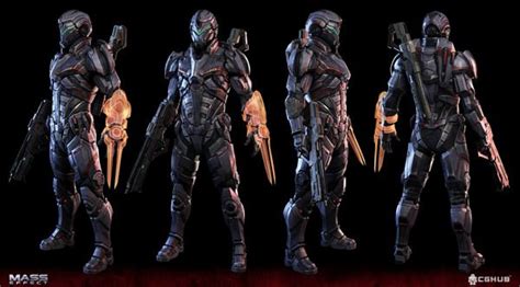 N7 Soldier By Marthin Agusta Via Behance Mass Effect Armor Concept