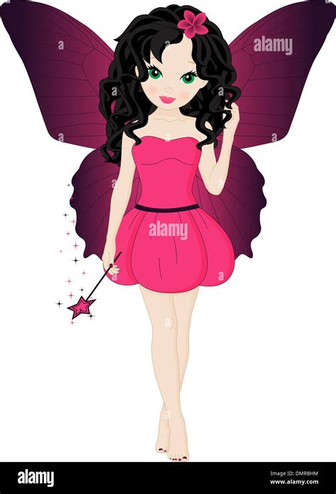 Magical Little Fairy Stock Vector Image And Art Alamy