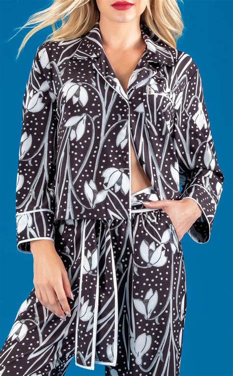 Pijamas Femininos Cardigans E Camisolas Mixte Pijamas Girls Loungewear Capri Lounge Wear