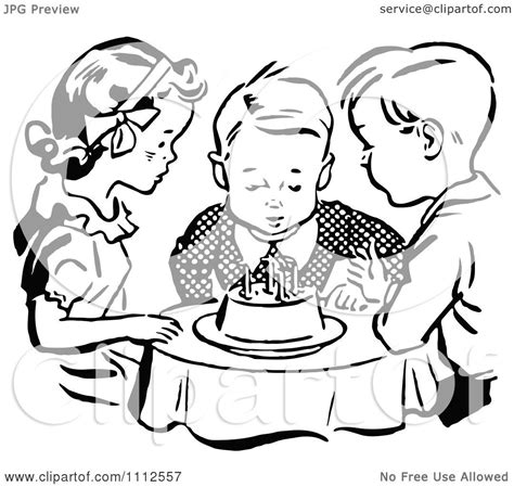 There are 17 references cited in this article, which can be found at the bottom of the page. Clipart Retro Black And White Children Watching A Boy Blow ...