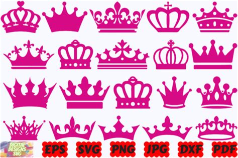 45 Royal Crown Svg Designs And Graphics