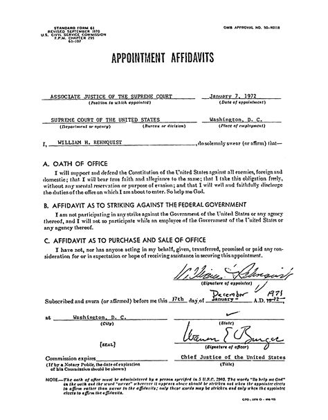 Court Affidavit Free Printable Documents