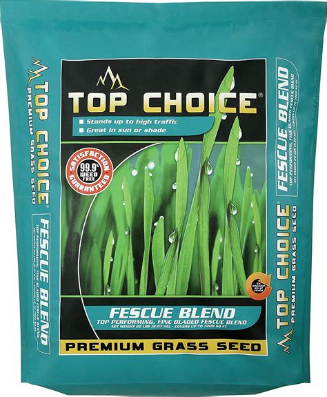 Top Choice 100324 Fescue Blend Grass Seed Bag 20 Pound