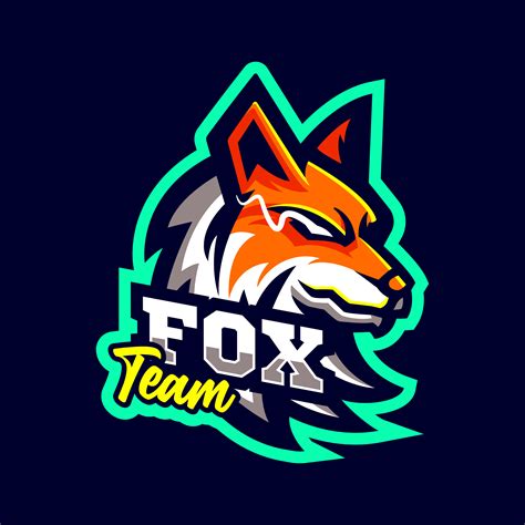 Fox Mascot Logo Sports Style 1339941 Vector Art At Vecteezy