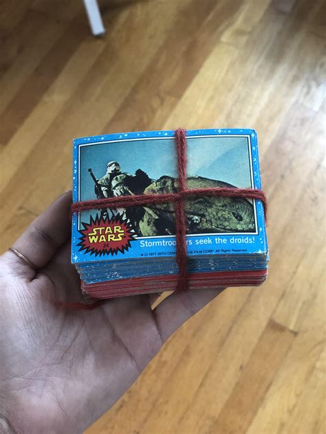 If you should have any other questions feel free to join the official discord and the. My mom gave me her Star Wars trading cards from the 70's ...