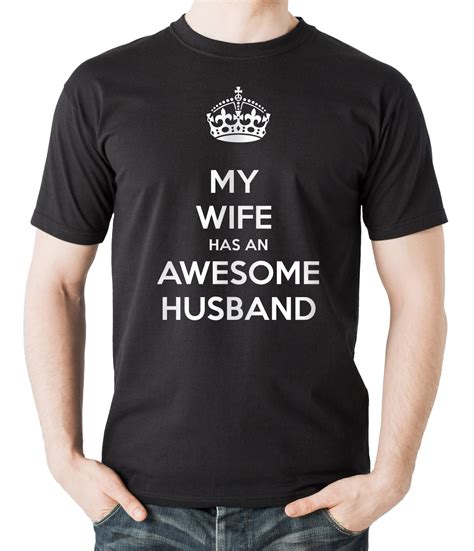 My Wife Has An Awesome Husband T Shirt Tee Shirt Gift For Etsy