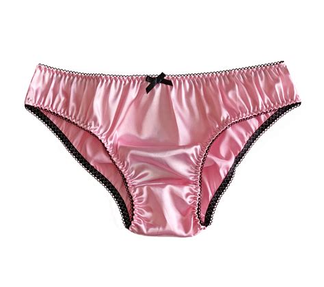 luxe satin frilly sissy panties bikini de culotte sous vêtements slips taille 10 20 ebay