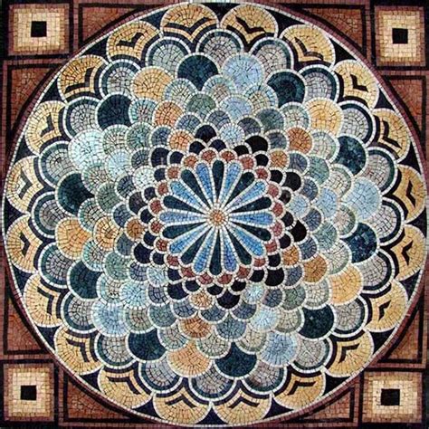 Geometric Floral Mosaic - Amelia | Geometric | Mozaico