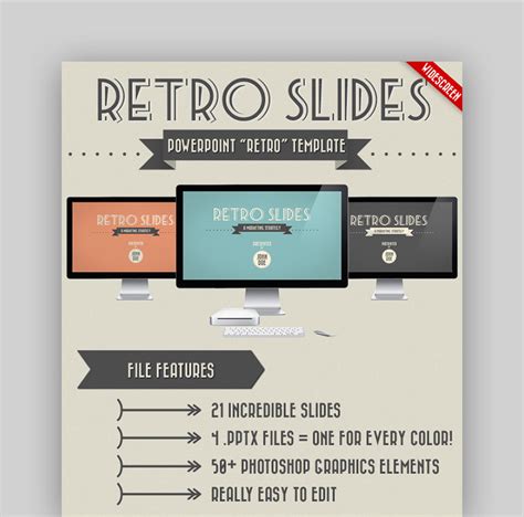 25 Best Free Retro Powerpoint Themes With Vintage Old Fashioned Designs