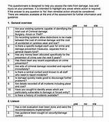 Images of Building Security Assessment Report Template