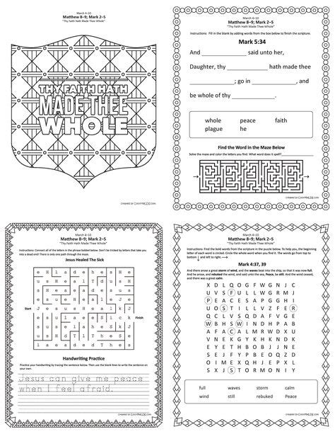 Free Lds Worksheets And Printables Word Crumb Mazes Word Searches