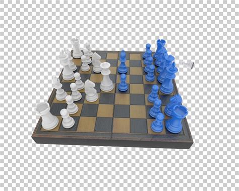 Premium Psd Chess Board Isolated On Transparent Background D