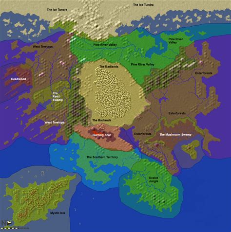 Minecraft Map Of The World Map